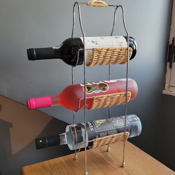 Wicker Wine Rack - Picture 2 of 4